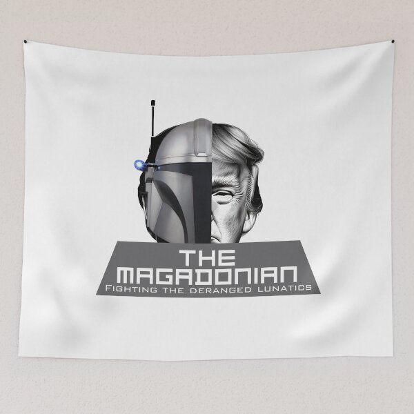 Item preview, The Magadonian Fighting the deranged lunatics season 2 designed and sold by Hiremeamerica.
