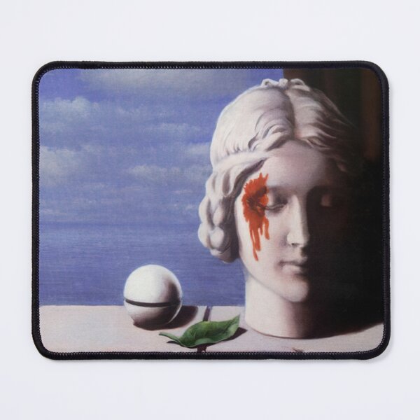 Item preview, rené magritte Merging Lightness and Symbolism art and gift for sales designed and sold by EditorArt.