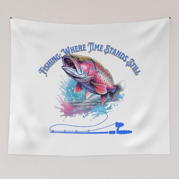 Item preview, Fishing: Where Time Stands Still designed and sold by ajsloan.