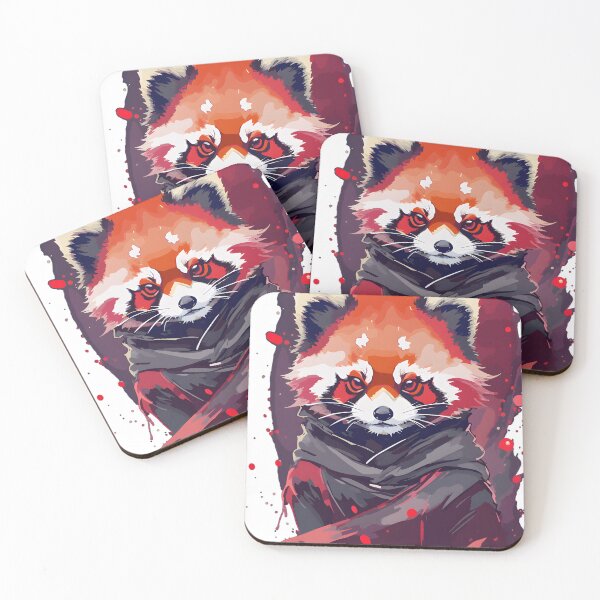 Artikelvorschau, Roter Panda, süßer Ninja entworfen und verkauft von JapKo.