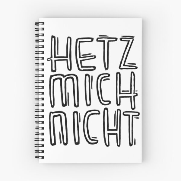 Item preview, Hetz mich nicht designed and sold by badlydrawnbabe.