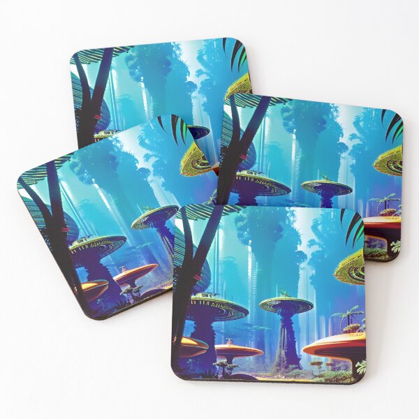 Item preview, Psychedelic Cyberpunk Alien Dreamscapes 115 designed and sold by Benito Del Ray.
