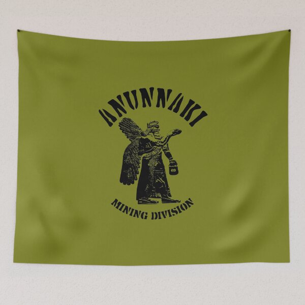 Item preview, ANUNNAKI. MINING DIVISION. BLACK/GREEN designed and sold by 5hertz.