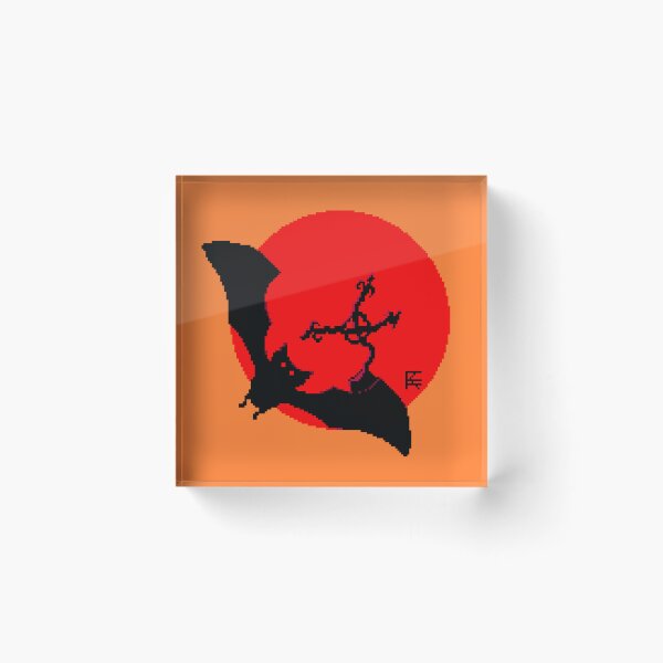 Item preview, Pixel art vampire bat designed and sold by KateBlubird.