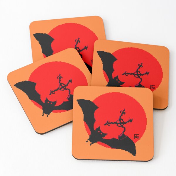Item preview, Pixel art vampire bat designed and sold by KateBlubird.