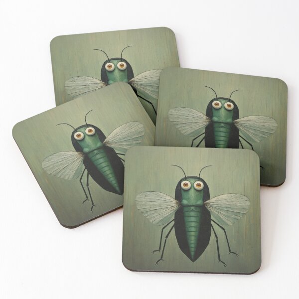 Item preview, Flying Green Bug Eyed Insect designed and sold by YoPedro.