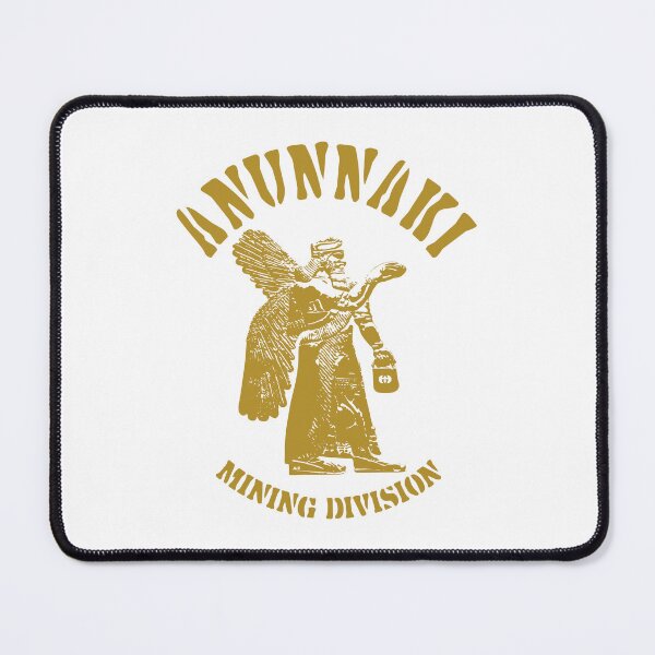 Item preview, ANUNNAKI. MINING DIVISION. GOLDISH/WHITE designed and sold by 5hertz.