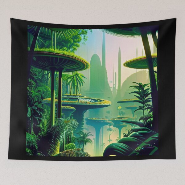 Item preview, Psychedelic Cyberpunk Alien Dreamscapes 116 designed and sold by Benito Del Ray.