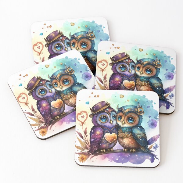 Item preview, Owls in love designed and sold by Maketutika.