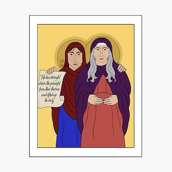 Item preview, The Visitation of the Blessed Virgin Mary designed and sold by TheFeastDays.