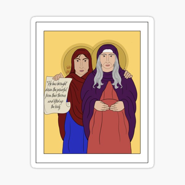 Item preview, The Visitation of the Blessed Virgin Mary designed and sold by TheFeastDays.