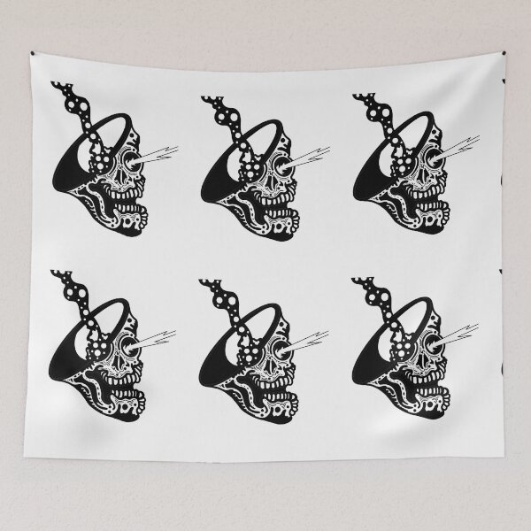 Item preview, Flowing energy skull designed and sold by brycestaton.