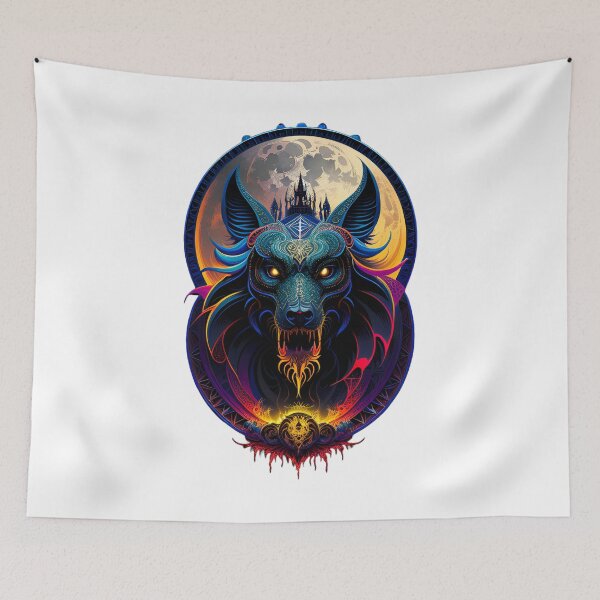 Item preview, Mystic Wolf Full Moon A3 designed and sold by WalaceCamargo.