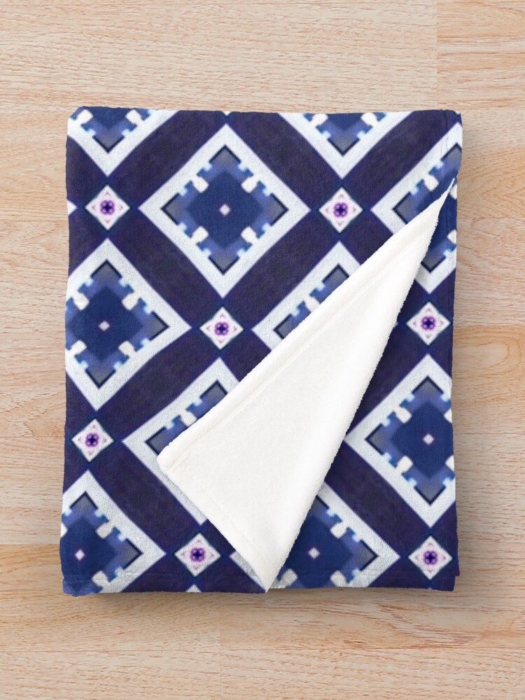 Thumbnail 3 of 6, Throw Blanket, Blue Dream designed and sold by OchreLight.