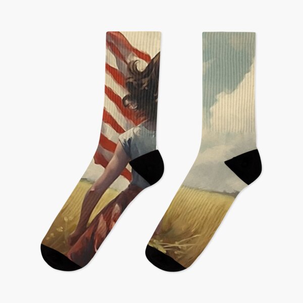 Item preview, America American Country Girl 4th of July Independence Day  designed and sold by BrandonArtWorld.