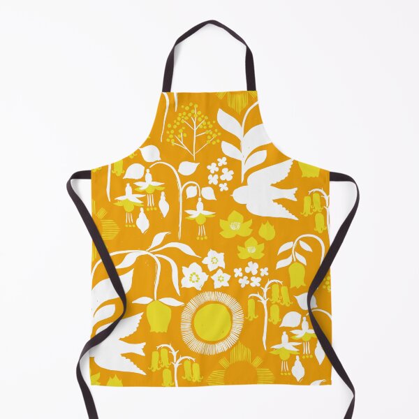Item preview, Under the Sun {Marigold} Birds and Flowers - large designed and sold by Cecilia Mok.