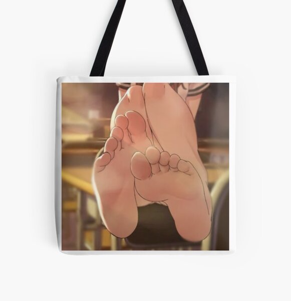 Sexy anime girl feet Throw Pillow for Sale by serenasuni