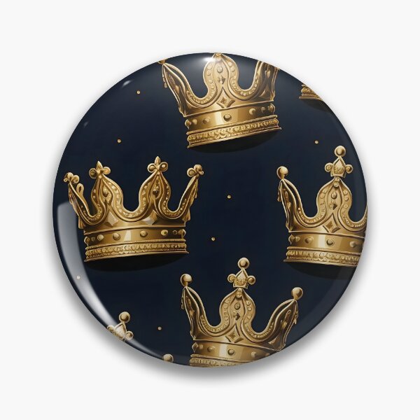 Item preview, Golden Crown Seamless Pattern designed and sold by imaginariumlab.