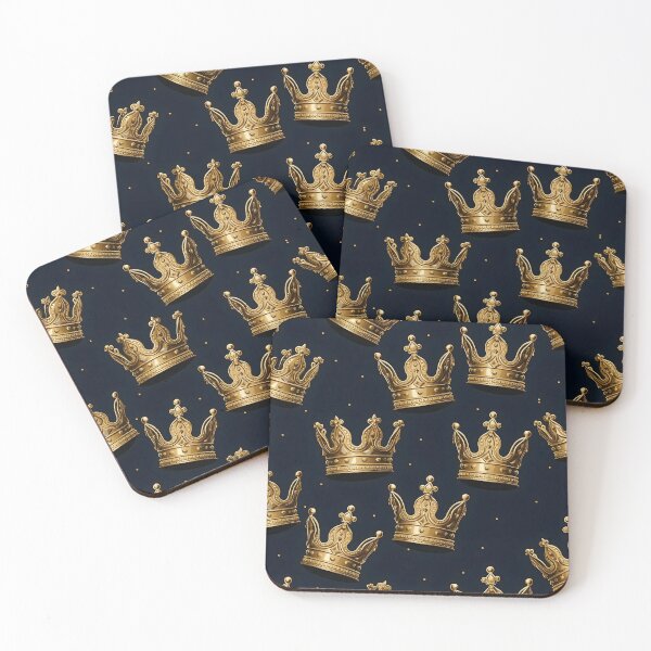 Item preview, Golden Crown Seamless Pattern designed and sold by imaginariumlab.