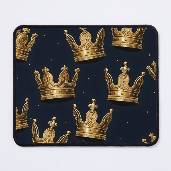 Item preview, Golden Crown Seamless Pattern designed and sold by imaginariumlab.