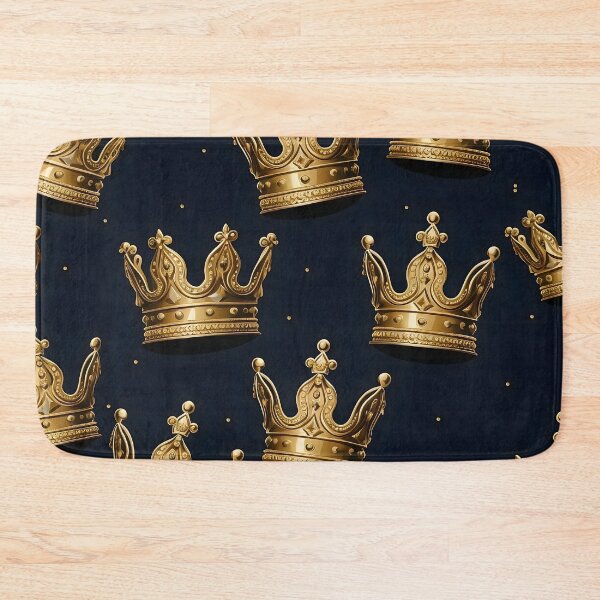Item preview, Golden Crown Seamless Pattern designed and sold by imaginariumlab.