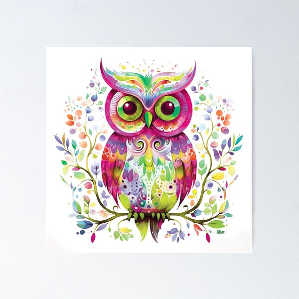 Item preview, Whimsical Owl #5 designed and sold by Cindy Sowers.