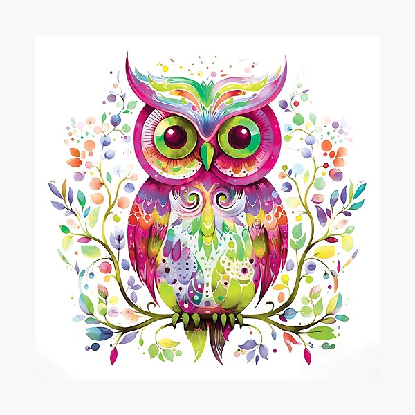 Item preview, Whimsical Owl #5 designed and sold by Cindy Sowers.