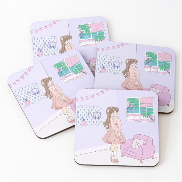 Item preview, Anime girl in a room cute aesthetic designed and sold by Disturbing Wonderland.