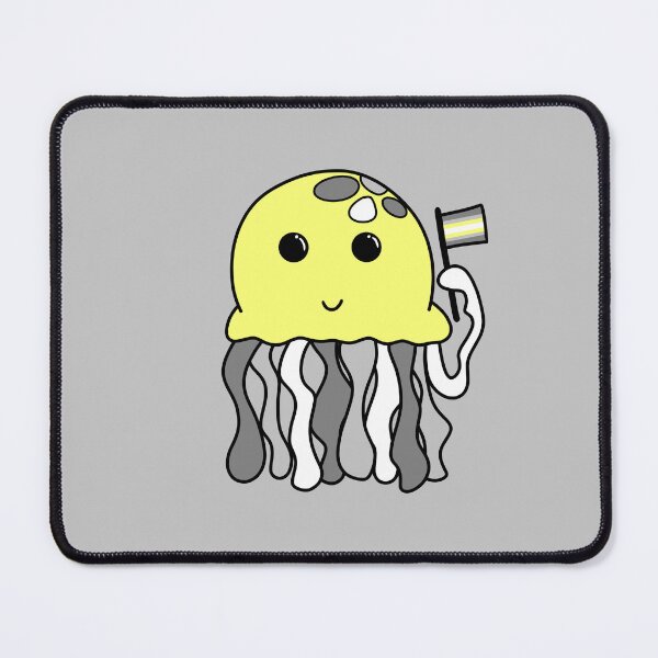 Item preview, Demigender flag jellyfish designed and sold by bookwoof.
