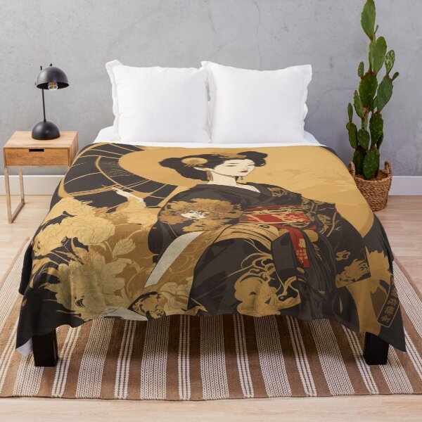 Item preview, Gilded Geisha: A Harmonious Fusion of Tradition and Modernity designed and sold by AFUNARTZ.