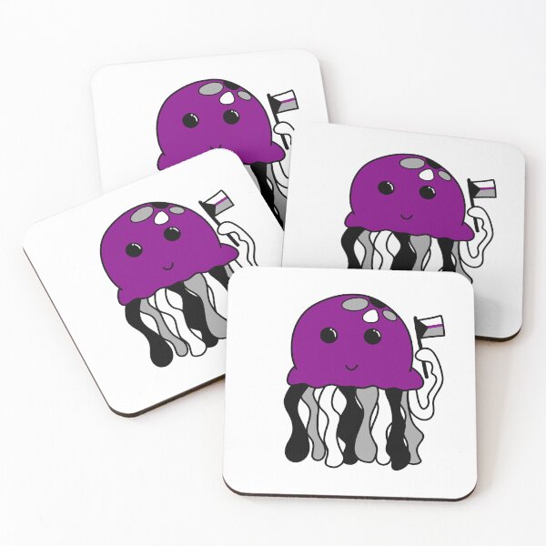 Item preview, Demisexual flag jellyfish designed and sold by bookwoof.