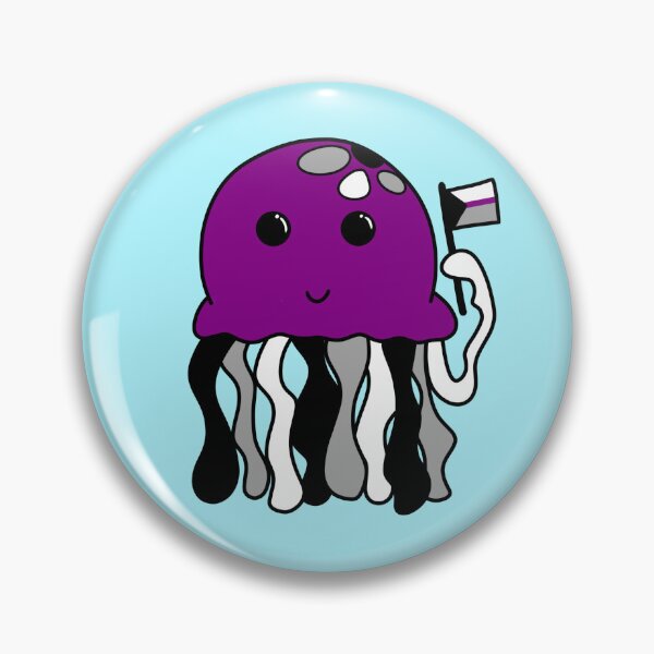 Artikelvorschau, Demisexual flag jellyfish entworfen und verkauft von bookwoof.