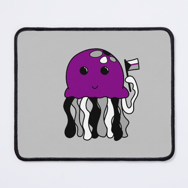Item preview, Demisexual flag jellyfish designed and sold by bookwoof.