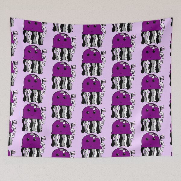 Item preview, Demisexual flag jellyfish designed and sold by bookwoof.