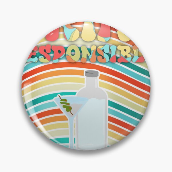 Item preview, Drink responsibly designed and sold by LuckyFrogDesign.