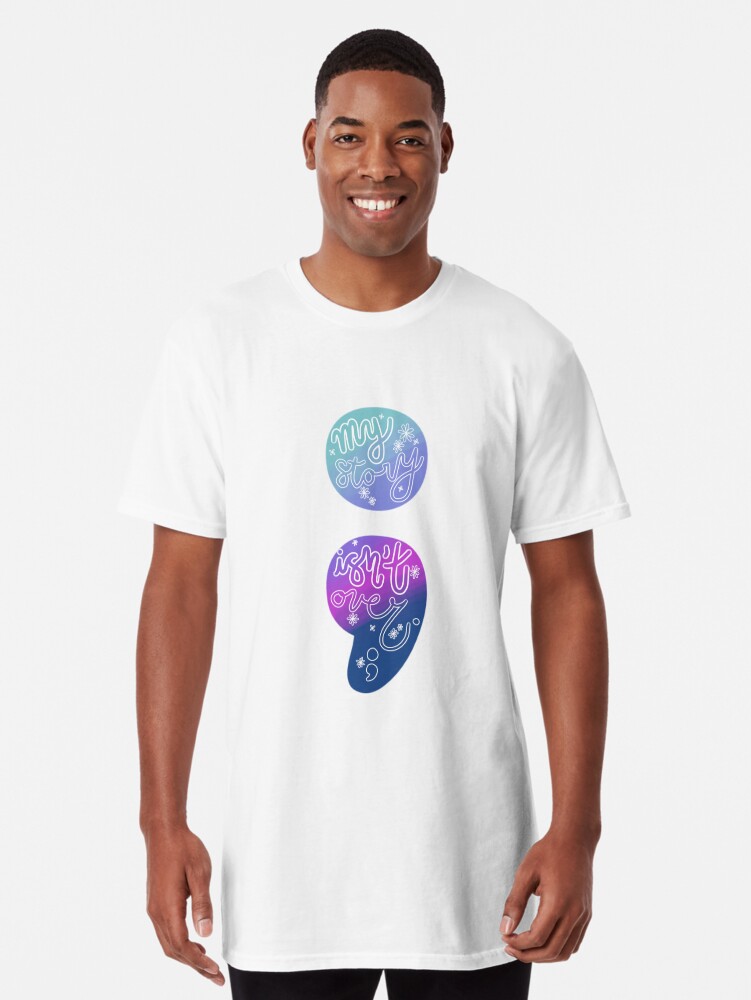 Semicolon Mental Health Awareness Shirt' Men's T-Shirt