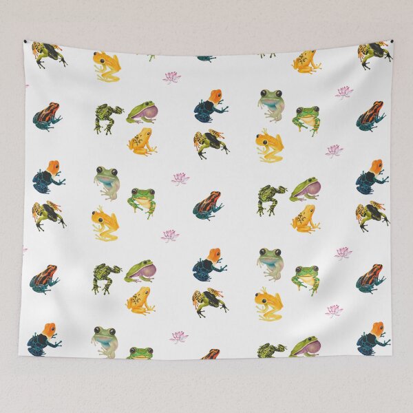 Item preview, Watercolor Colorful Frogs designed and sold by silviaol.