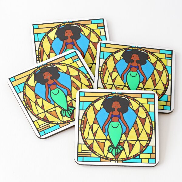 Item preview, African American Mermaid - AI Art designed and sold by casaai.