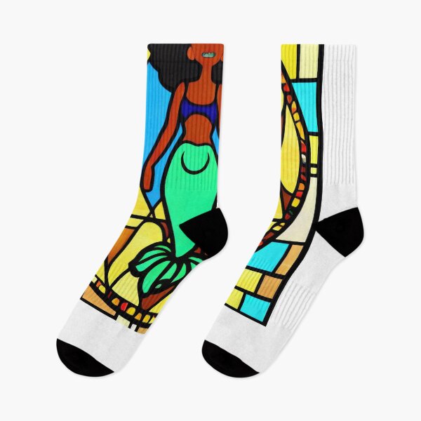 Item preview, African American Mermaid - AI Art designed and sold by casaai.