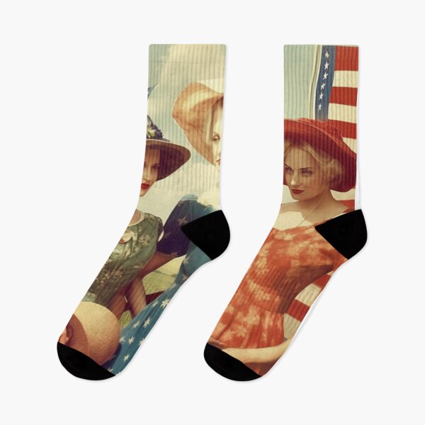 Item preview,  America American Country Girl 4th of July Independence Day  designed and sold by BrandonArtWorld.