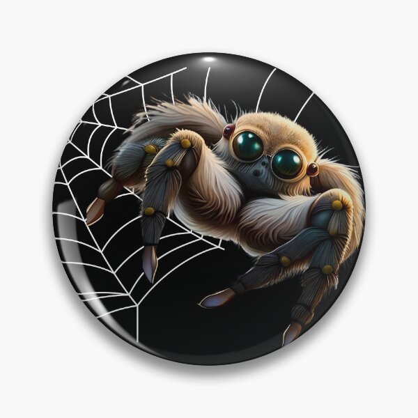 Item preview, Cute and Fluffy Cartoon Spider designed and sold by WhimsiCreations.