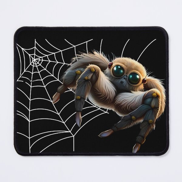 Item preview, Cute and Fluffy Cartoon Spider designed and sold by WhimsiCreations.