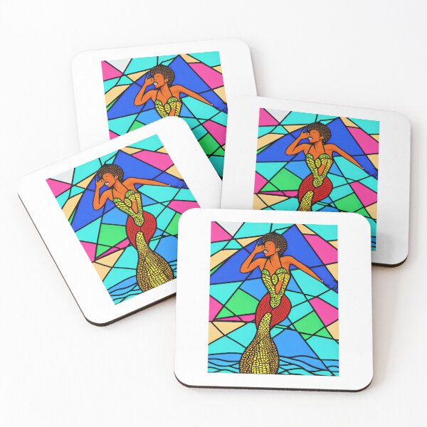 Item preview, African American Mermaid - AI Art designed and sold by casaai.