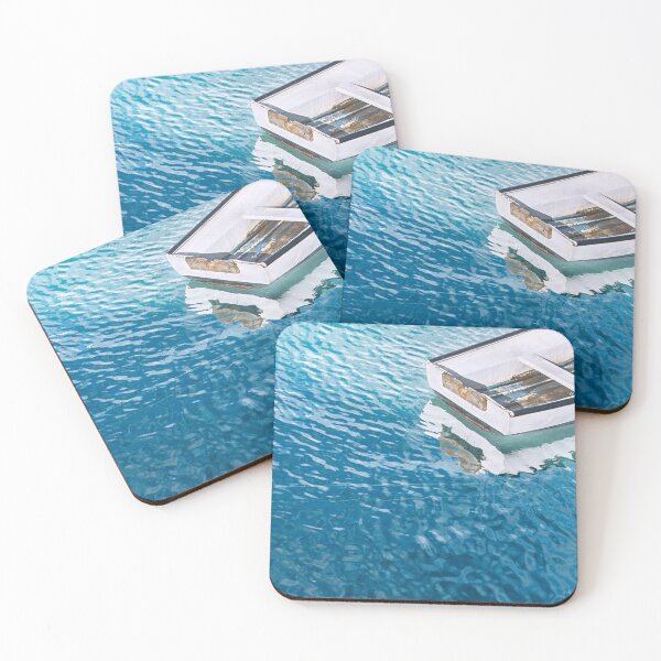 Item preview, Boat reflecting in the pretty blue waves, Flinders, Mornington Peninsula  designed and sold by Liza Clements Photographic.