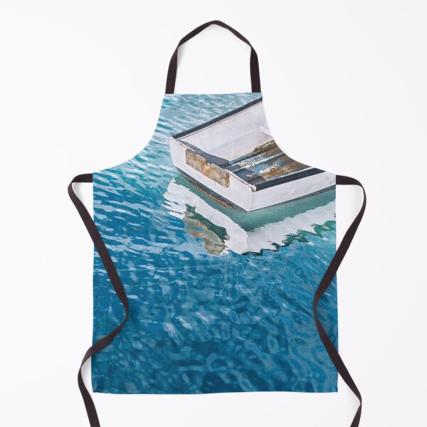 Item preview, Boat reflecting in the pretty blue waves, Flinders, Mornington Peninsula designed and sold by Liza Clements Photographic.