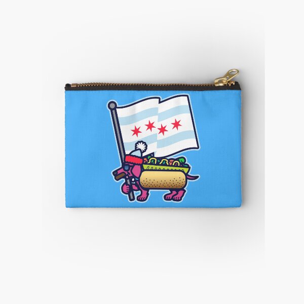 Item preview, Chicago Stocking Cap Dog with Flag designed and sold by dangerhuskie.