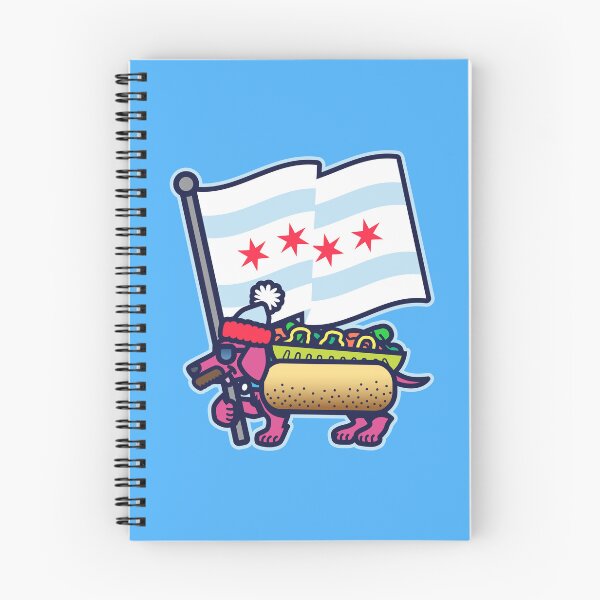 Item preview, Chicago Stocking Cap Dog with Flag designed and sold by dangerhuskie.