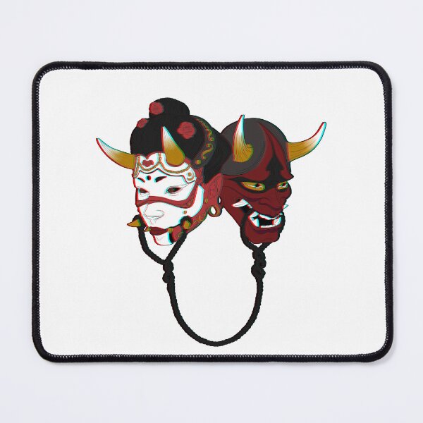 Item preview, Dual Hannya masks designed and sold by Sed R.