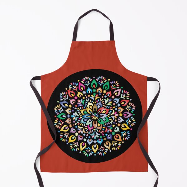 Item preview, Colorful Mandala design in red, green, yellow, blue designed and sold by Linda La Guardia.