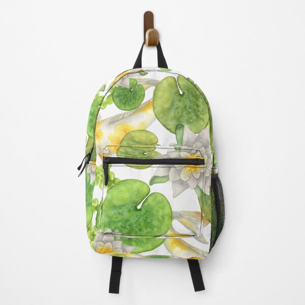 Item preview, Koi Fish and White Water Lily Flowers in the Pond designed and sold by silviaol.